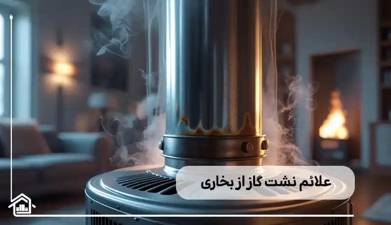 نشانه های نشت گاز از بخاری