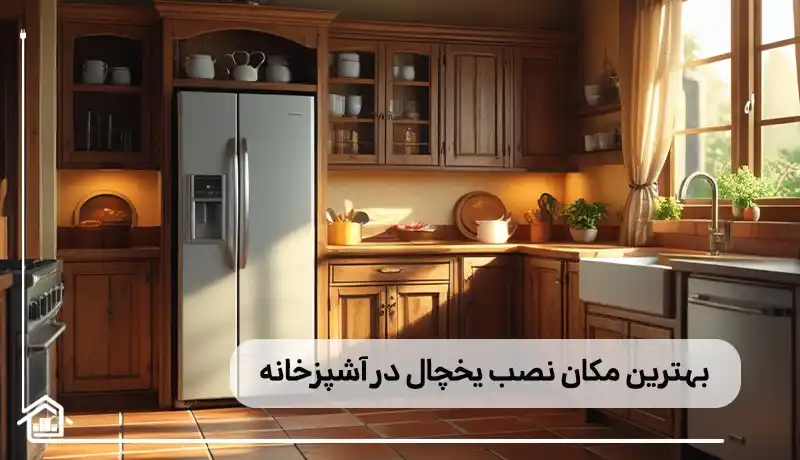 بهترین مکان نصب یخچال در آشپزخانه