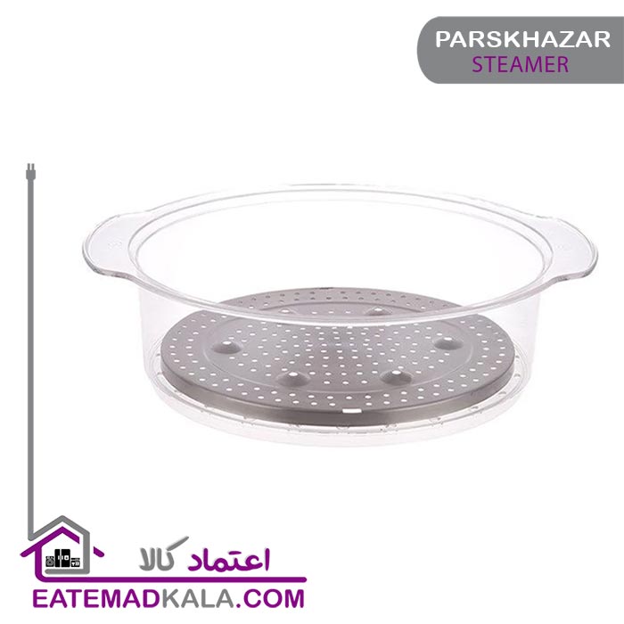 بخارپز پارس خزر مدل DIGI STEEL