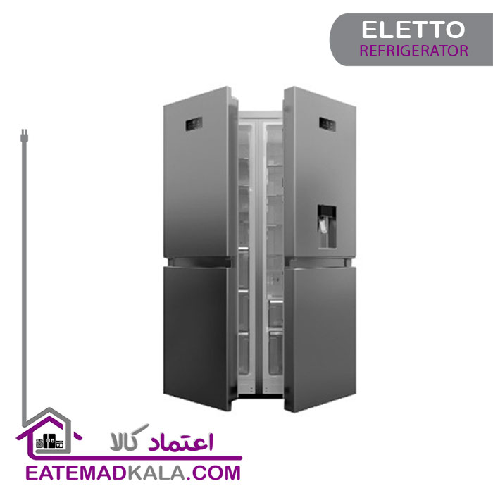 یخچال فریزر 40 فوت التتو مدل MORANA استیل