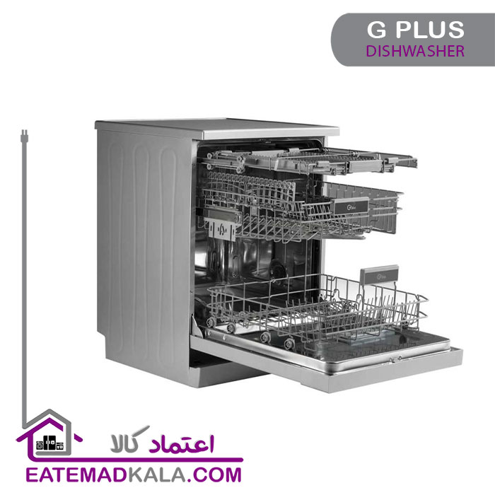 ماشین ظرفشویی 14 نفره جی پلاس مدل GDW-M4883S