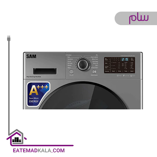 ماشین لباسشویی سام الکترونیک UN-Q1435