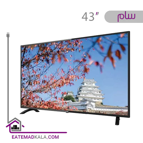 تلویزیون ال ای دی هوشمند سام الکترونیک مدل UA43T5700TH سایز 43 اینچ