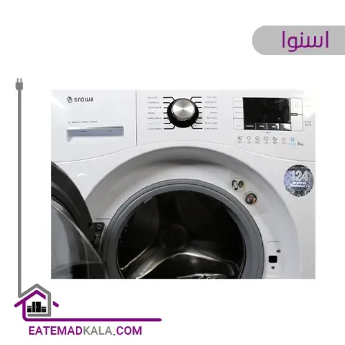 ماشین لباسشویی اسنوا 8 کیلویی مدل SWM-84W40