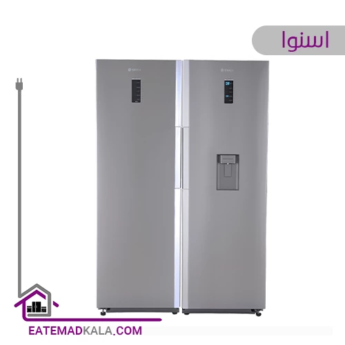 یخچال فریزر دوقلو اسنوا مدل Sn6-sn5-1019SS