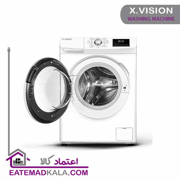 ماشین لباسشویی 8 کیلویی ایکس ویژن مدل WA80-AW-سفید
