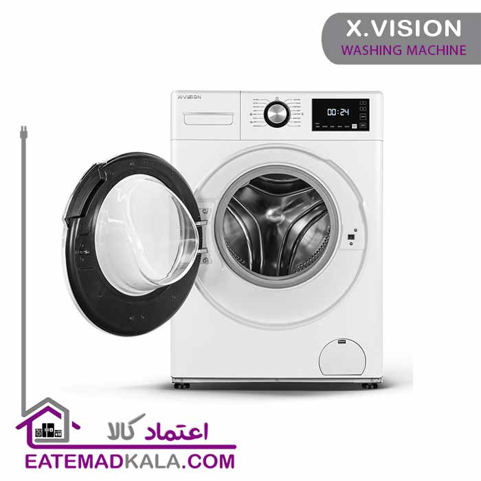 ماشین لباسشویی 8 کیلویی ایکس ویژن مدل WE82-AWI-سفید