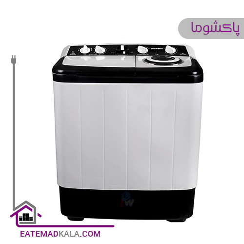 ماشین لباسشویی دوقلو 8.5 کیلویی پاکشوما مدل PWT-8525