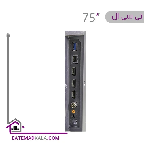 تلویزیون ال ای دی هوشمند تی سی ال ای مدل 75P735 سایز 75 اینچ