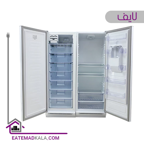 یخچال فریزر 23 فوت دوقلو لایف مدل دنا-سفید