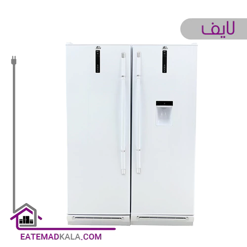 یخچال فریزر 23 فوت دوقلو لایف مدل دنا-سفید