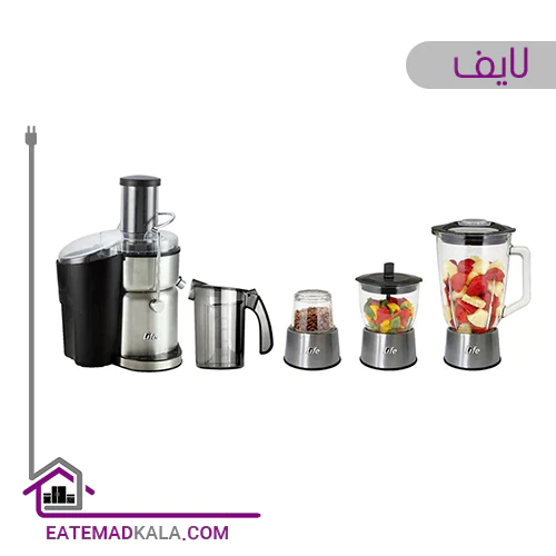 آبمیوه گیری چهار کاره لایف مدل FJ-401
