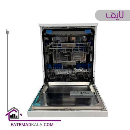 ماشین ظرفشویی لایف مدل 1555-سفید