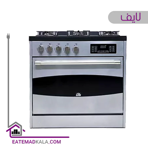 اجاق گاز طرح فر لایف مدل Li 13-13-تیتانیوم