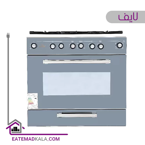 اجاق گاز فر دار لایف مدل 573