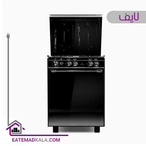اجاق گاز طرح فر لایف مدل 410-مشکی