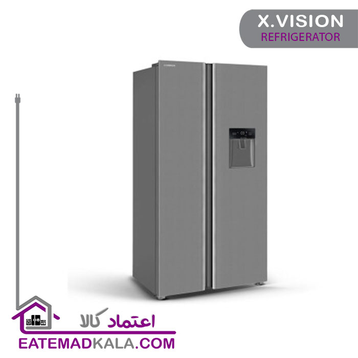 ساید بای ساید 30 فوت ایکس ویژن مدل TS665-AGD-تیتانیومی