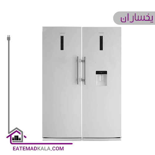 یخچال فریزر دوقلو یخساران مدل NR19-23i/NF19-23i-W برد لمسی اینورتری