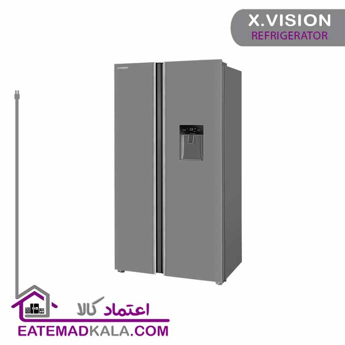 ساید بای ساید 30 فوت ایکس ویژن مدل TS665-ASD-استیل