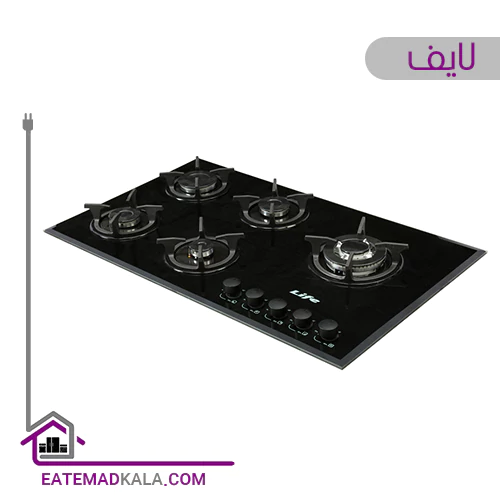 اجاق گاز صفحه ای لایف مدل 512