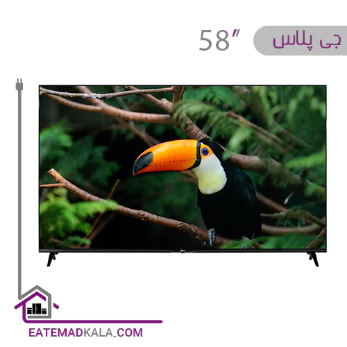 تلویزیون ال ای دی هوشمند جی پلاس مدل GTV-58RU732N سایز 58 اینچ