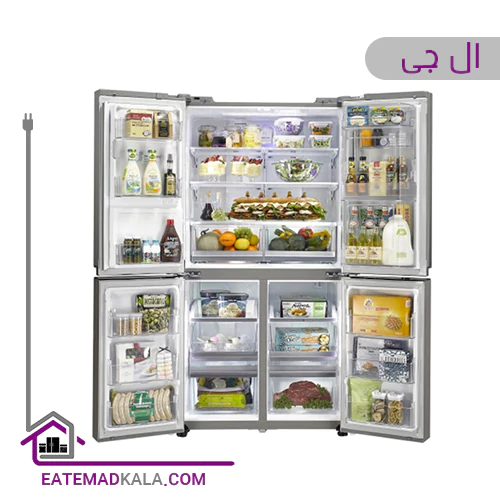 یخچال فریزر 34 فوت الجی مدل MDN-76SS با گارانتی گلدیران