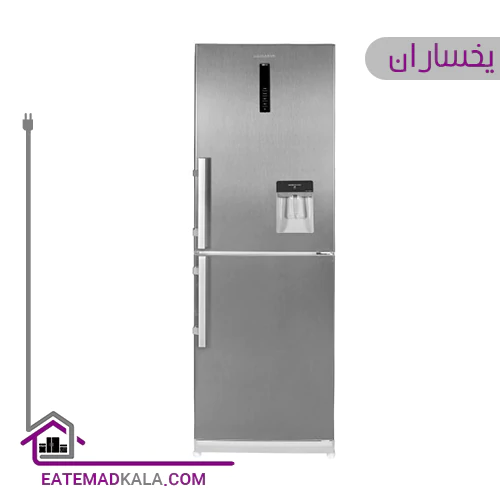 یخچال فریزر کمبی یخساران مدل مروارید -برد لمسی-نقره ای