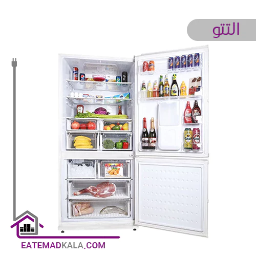 یخچال فریزر 28 فوت التتو مدل RF-8410NE2-سفید چرمی