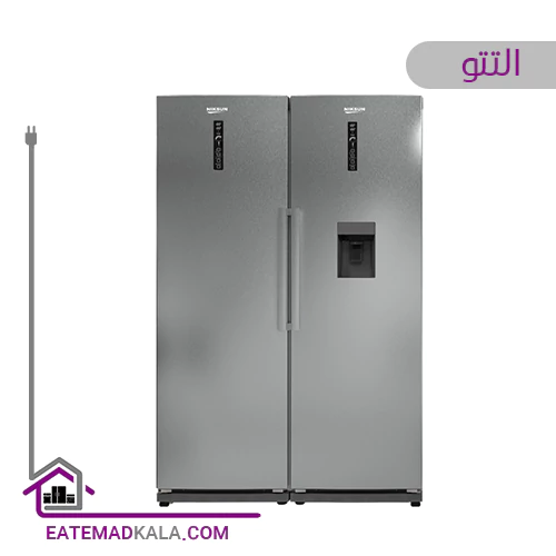 یخچال فریزر دوقلو التتو مدل NF6020DN ICE-استیل