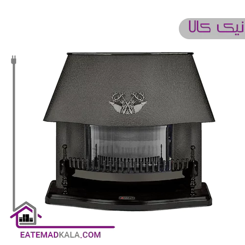 بخاری گازی شومینه ای نیک کالا مدل قوسی مدرن MC110