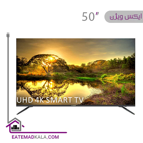 تلویزیون ال ای دی هوشمند ایکس ویژن مدل 50XCU715 سایز50 اینچ
