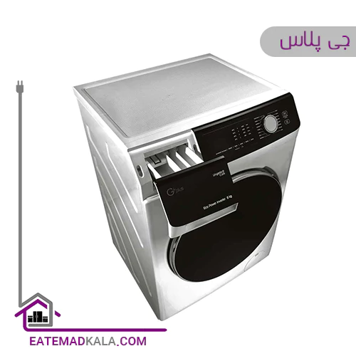 ماشین لباسشویی 8 کیلویی جی پلاس مدل GWM-K846S