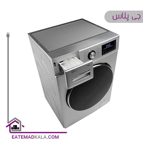 ماشین لباسشویی 9 کیلویی جی پلاس مدل GWM-K9341