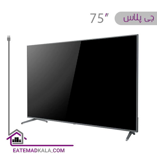 تلویزیون ال ای دی هوشمند جی پلاس مدل GTV-75PQ744S سایز 75 اینچ