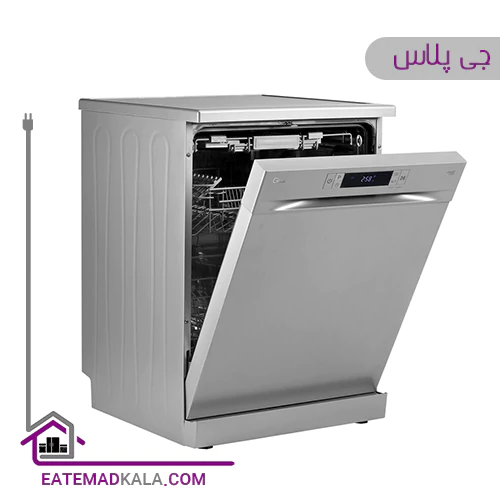 ماشین ظرفشویی جی پلاس مدل GDW-M1463S نقره ای