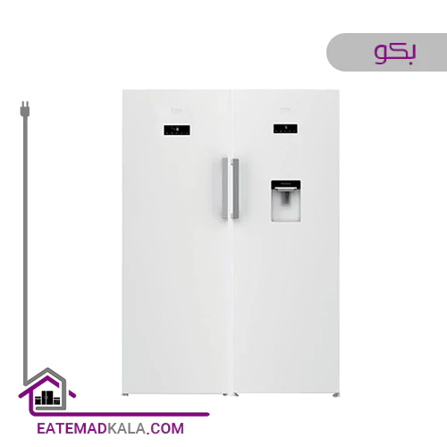 یخچال فریزر دوقلو 8 کشو بکو مدل 445DW/350E23W