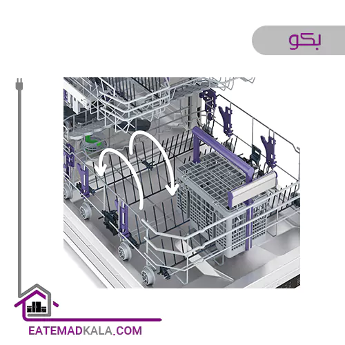 ماشین ظرفشویی 15 نفره بکو مدل BDF36641XD