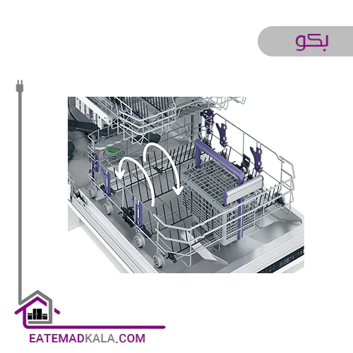 ماشین ظرفشویی 14 نفره بکو مدل DNF26424X