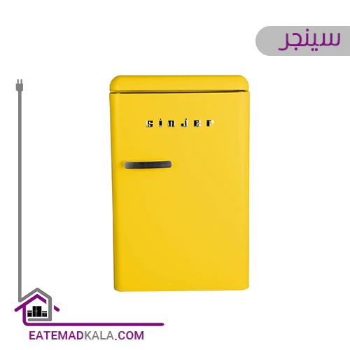 یخچال تک سینجر 7 فوت رنگی مدل mini7-r