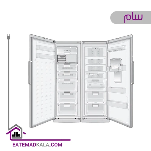 یخچال فریزر دوقلو سام الکترونیک مدل RR50-RZ50 W