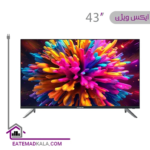 تلویزیون ال ای دی هوشمند ایکس ویژن مدل 43XC725 سایز 43 اینچ