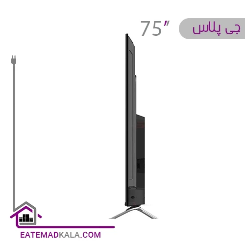 تلویزیون ال ای دی هوشمند جی پلاس مدل GTV-75PQ824CS سایز 75 اینچ