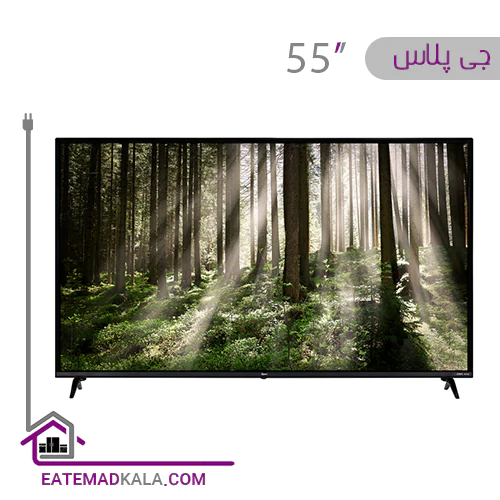 تلویزیون ال ای دی هوشمند جی پلاس مدل GTV-55PU722CN سایز 55 اینچ