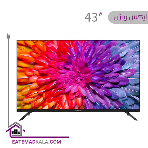 تلویزیون ال ای دی هوشمند ایکس ویژن مدل 43XC735 سایز 43 اینچ