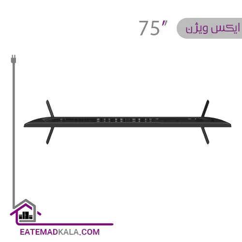 تلویزیون ال ای دی هوشمند ایکس ویژن مدل 75X25 سایز 75 اینچ
