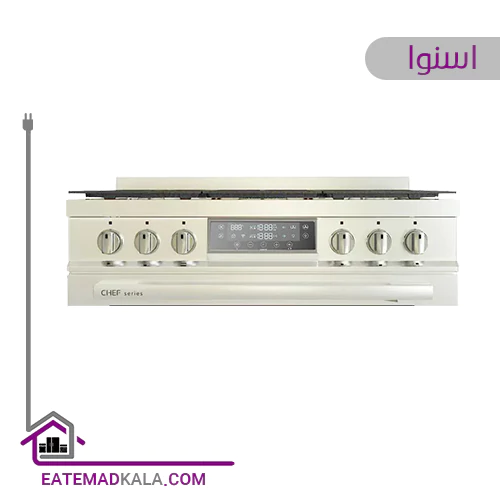 اجاق گاز 5 شعله اسنوا مدل SGC5-7112 سری شف