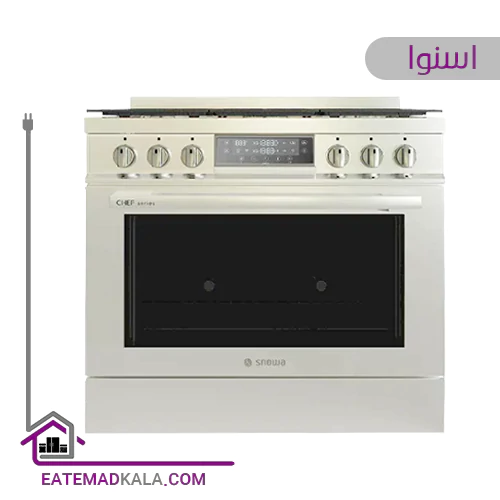 اجاق گاز 5 شعله اسنوا مدل SGC5-7112 سری شف