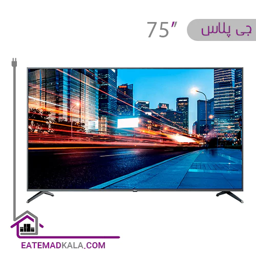 تلویزیون ال ای دی هوشمند جی پلاس مدل GTV-75PU824S سایز 75 اینچ