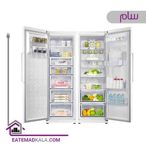 یخچال فریزر دوقلو سام الکترونیک مدل RR58-RZ58-W