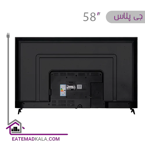 تلویزیون ال ای دی هوشمند جی پلاس مدل GTV-58RU734N سایز 58 اینچ